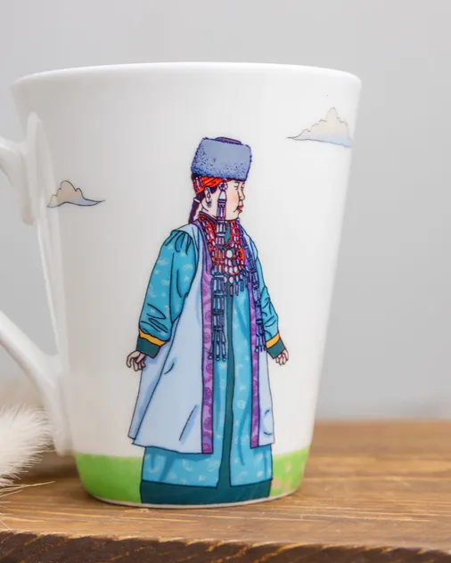 Кружка «Степь. Женщина 8»
